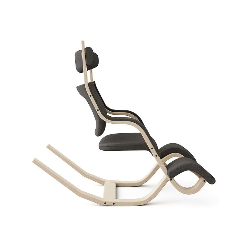 Gravity Balans Poltrona Ergonomica Grigio - Varier Legno di Frassino