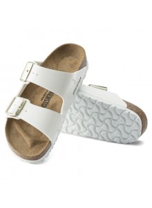 BIRKENSTOCK - Arizona plantare morbido Patent White