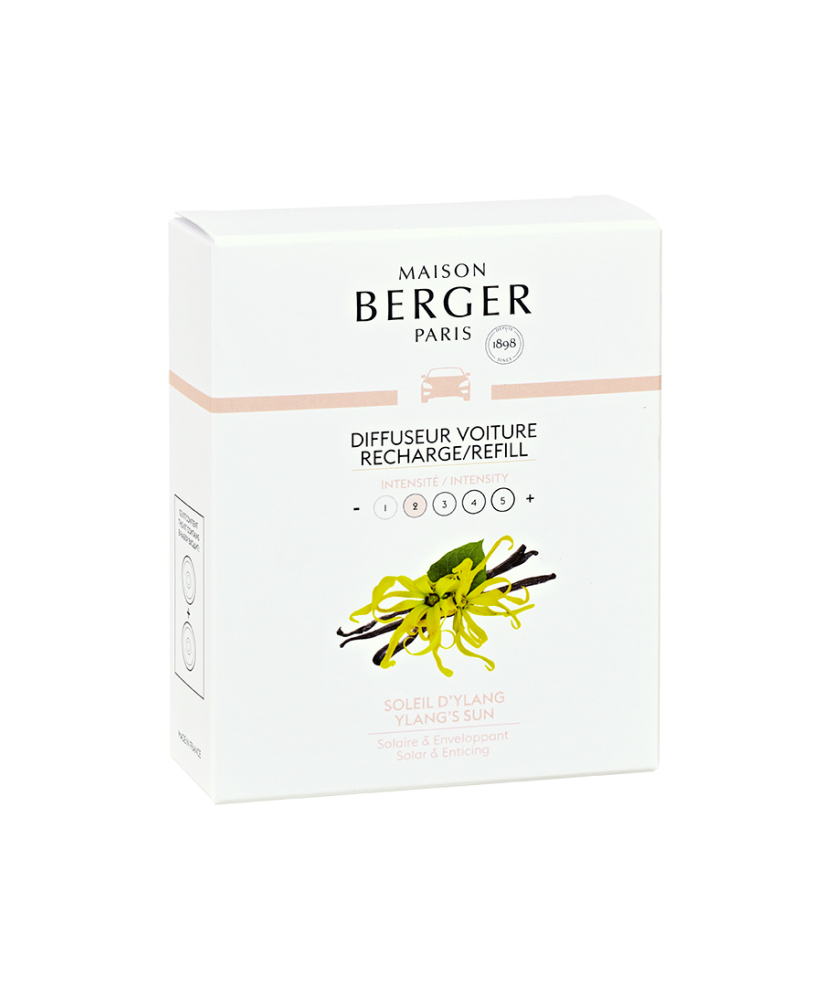 MAISON BERGER - Cofanetto 2 ricariche in Ceramica per Diffusore Auto  fragranze ricariche Berger Anti-odore di Animali