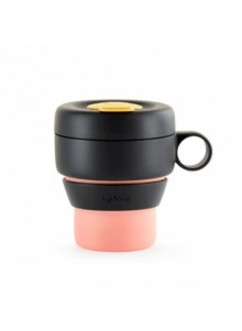 Acquista Tazza da viaggio isolata da 500 ml con manico del coperchio Tazza  termica riutilizzabile portatile per bevande calde/fredde Tazza da caffè in  acciaio inossidabile