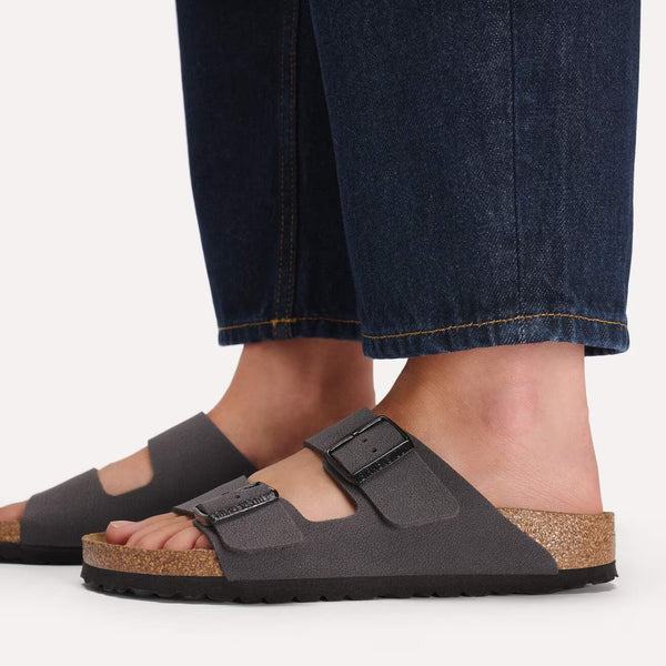 Arizona Sandalo Velvet Grey  – Birkenstock
