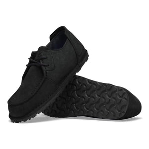 Utti Lace Mocassino Uomo in Pelle Scamosciata Solid Black – Birkenstock