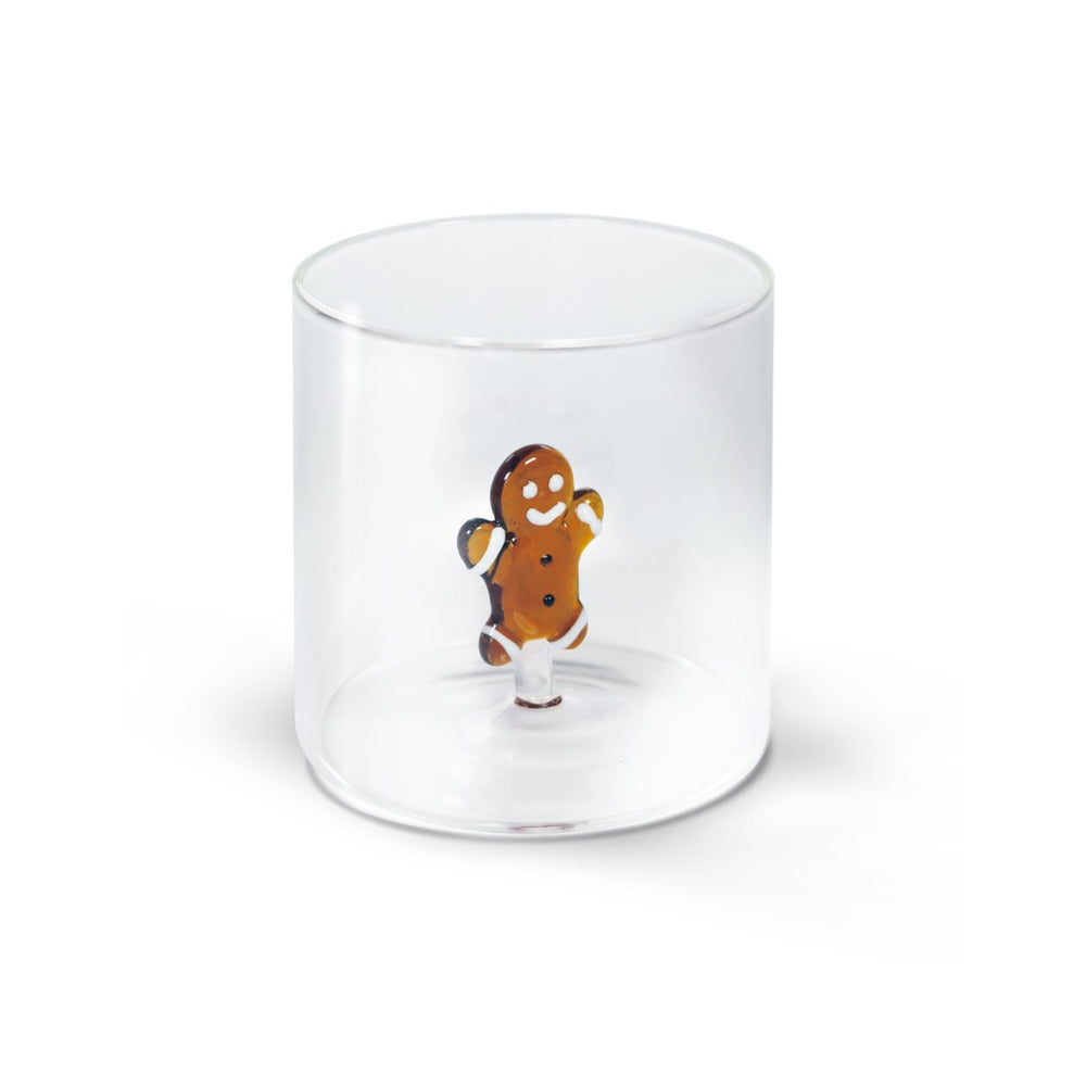 Bicchiere in Vetro Borosilicato 250 ml con Decoro Interno – WD Lifestyle