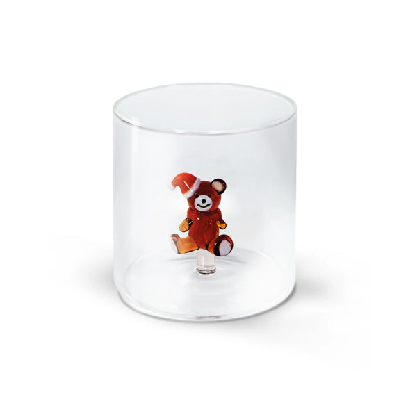 Bicchiere in Vetro Borosilicato 250 ml con Decoro Interno – WD Lifestyle