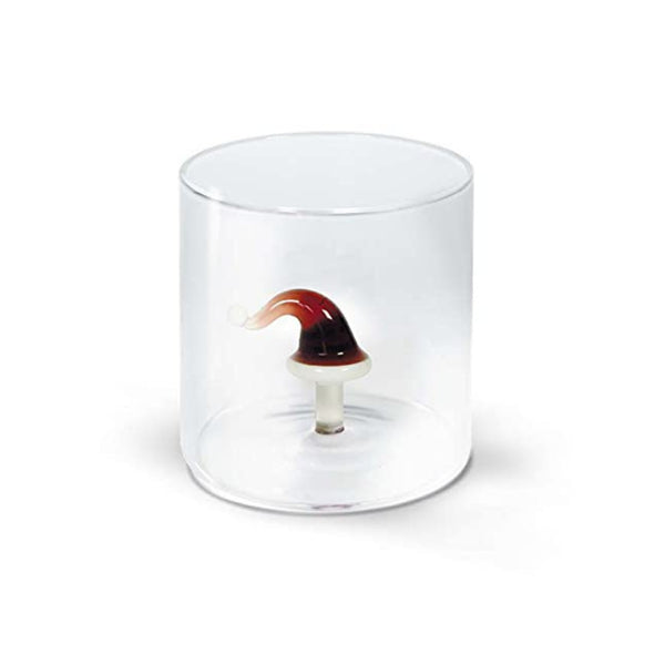Bicchiere in Vetro Borosilicato 250 ml con Decoro Interno – WD Lifestyle