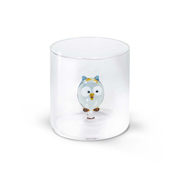 Bicchiere in Vetro Borosilicato 250 ml con Decoro Interno – WD Lifestyle