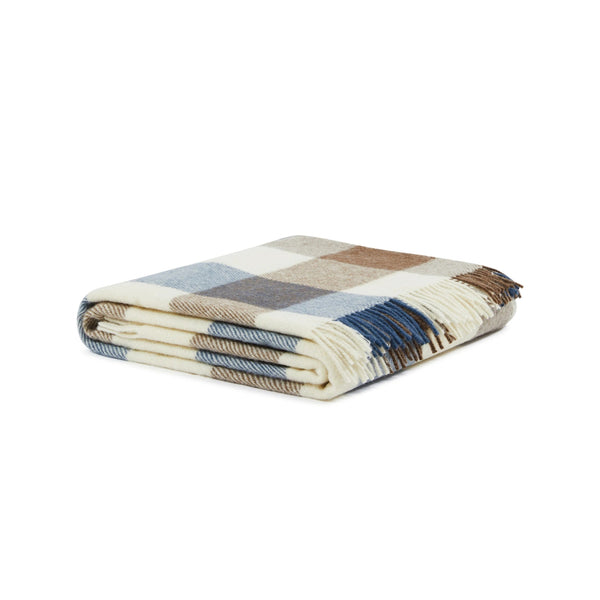 Coperta 100% Lana Vergine Adamello Check - Lanerossi