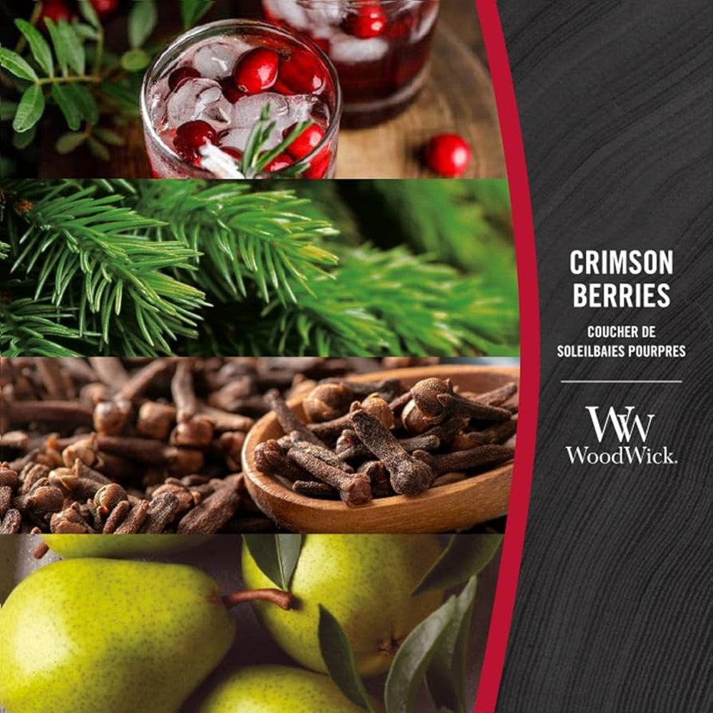 Candela Clessidra Media “Crimson Berries” – WoodWick