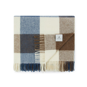 Coperta 100% Lana Vergine Adamello Check - Lanerossi