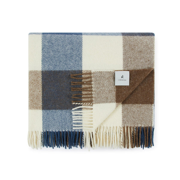 Coperta 100% Lana Vergine Adamello Check - Lanerossi