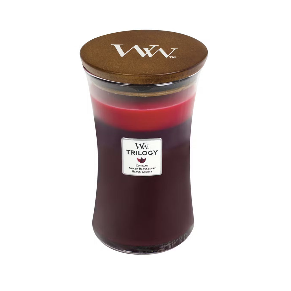 Candela Clessidra Large Trilogy “Sun Ripened Berries” – WoodWick