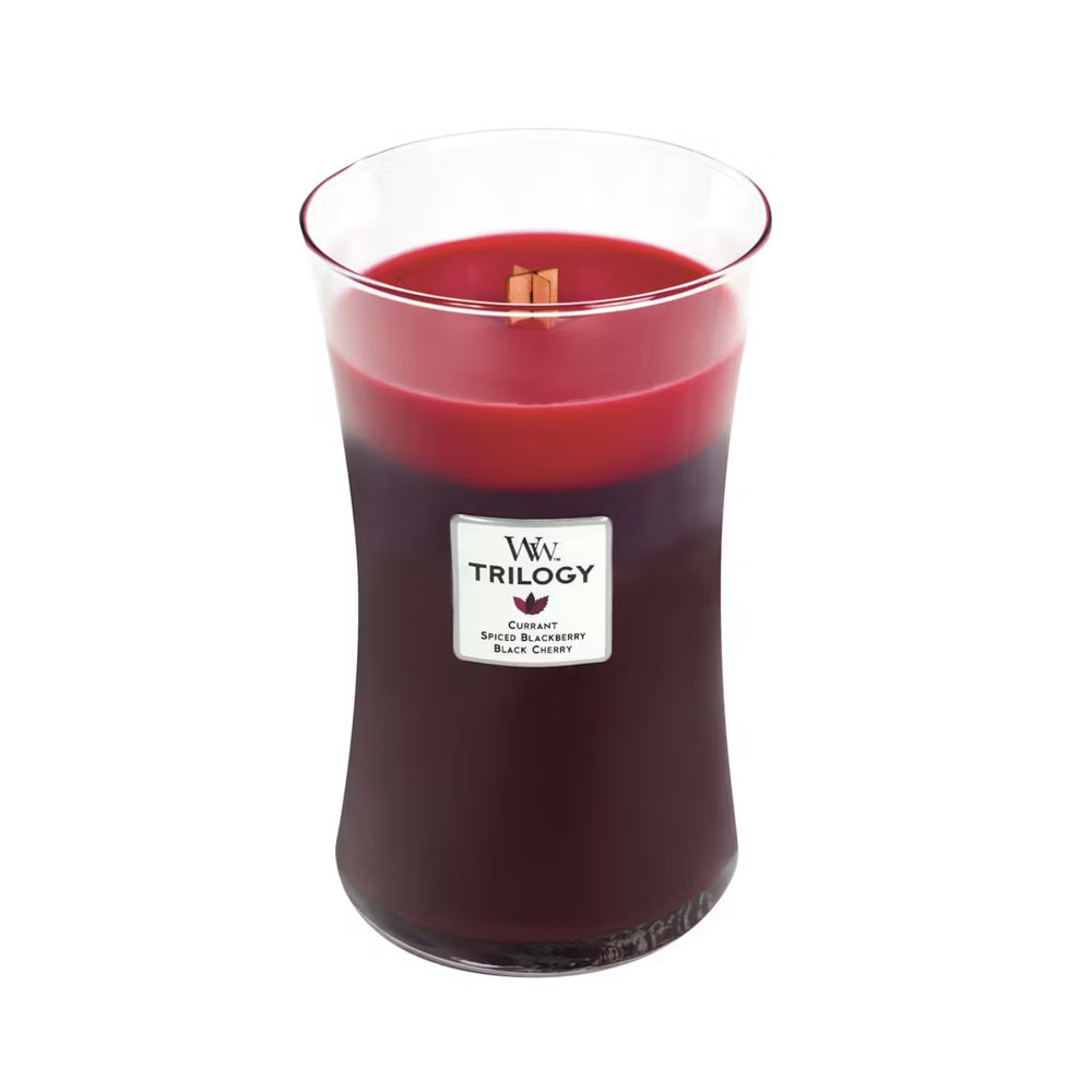 Candela Clessidra Large Trilogy “Sun Ripened Berries” – WoodWick