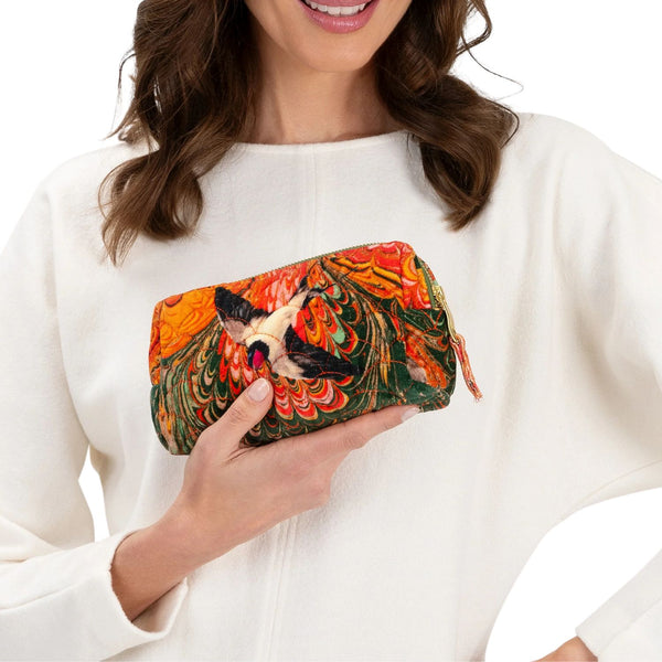 Trousse in Velluto di Cotone – Powder