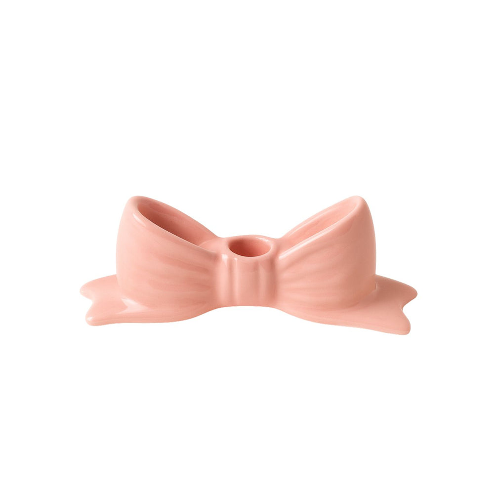 Portacandele in Ceramica a Forma di Fiocco – 15 cm