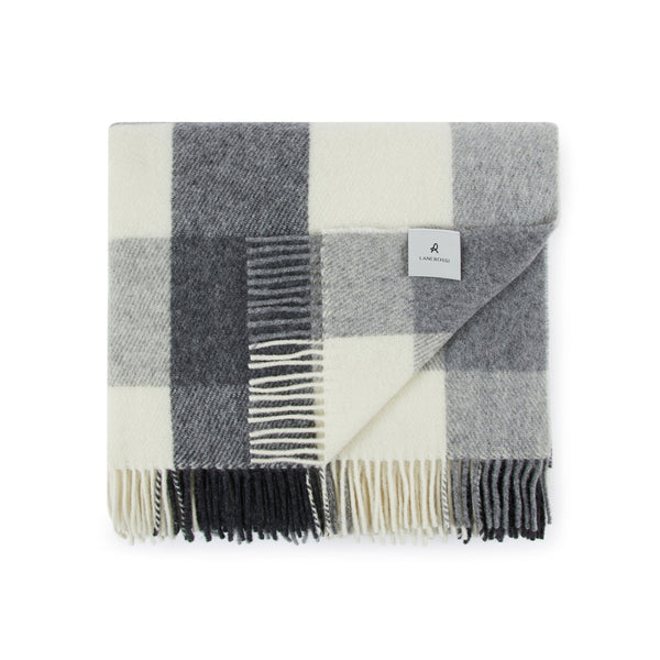 Coperta 100% Lana Vergine Adamello Check - Lanerossi