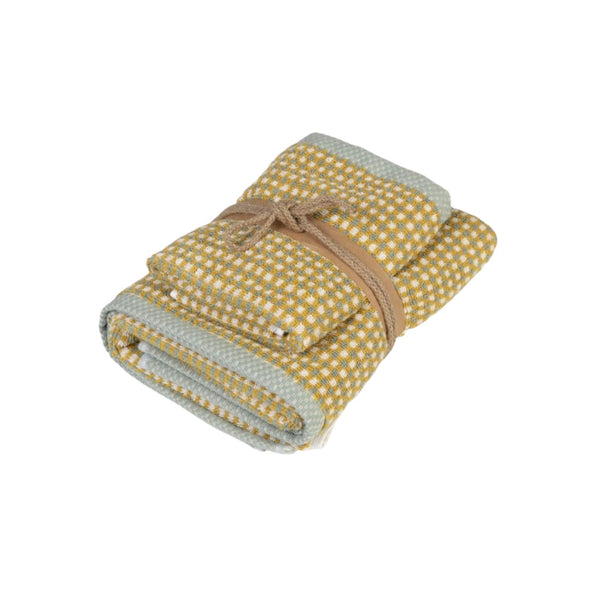 Set Asciugamano + Ospite linea Square Fantasia – Fazzini