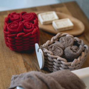 Set Classic 4 Lavette in Spugna con Vassoio – Daunex