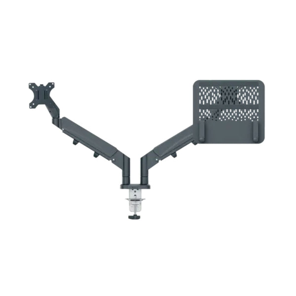 Braccio doppio monitor e laptop salvaspazio – Leitz Ergo