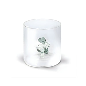 Bicchiere in Vetro Borosilicato 250 ml con Decoro Interno – WD Lifestyle