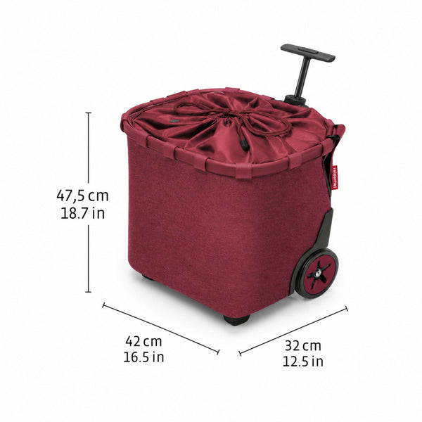 Carrello per la Spesa Twist Maroon – Reisenthel