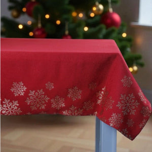 Tovaglia Jacquard Natalizia Rossa – Zambaiti