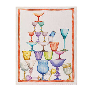 "Crystal" Linen Tea Towel - Tessitura Toscana Telerie