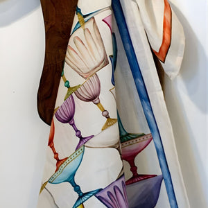 "Crystal" Linen Tea Towel - Tessitura Toscana Telerie