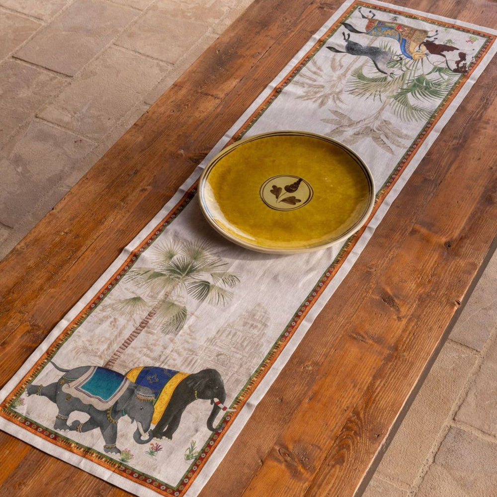 Runner da Tavola in lino 45×170 cm Barnum – Tessitura Toscana Telerie