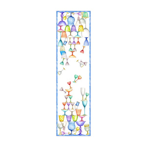 Runner da Tavola in lino 45×170 cm Crystal – Tessitura Toscana Telerie