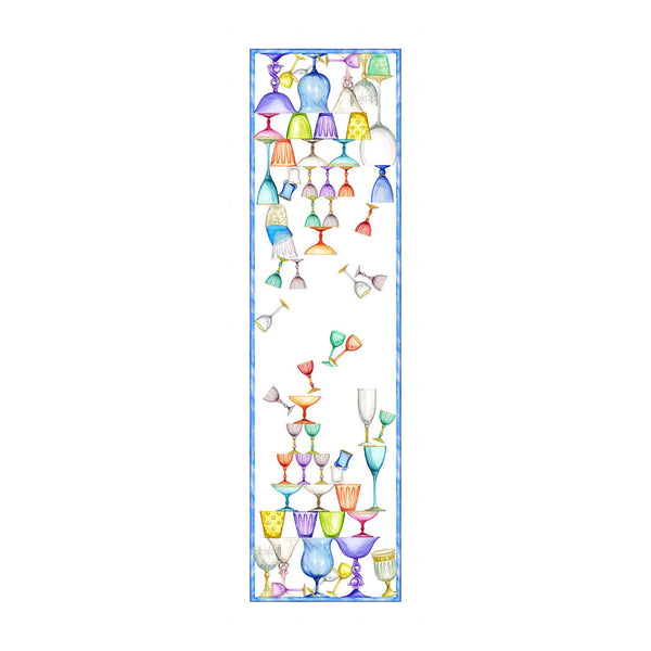 Runner da Tavola in lino 45×170 cm Crystal – Tessitura Toscana Telerie