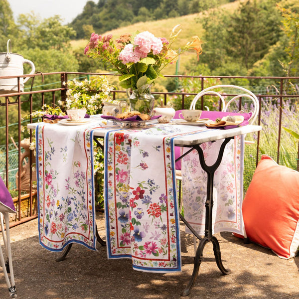 Runner da Tavola in lino 45×170 cm Primula – Tessitura Toscana Telerie
