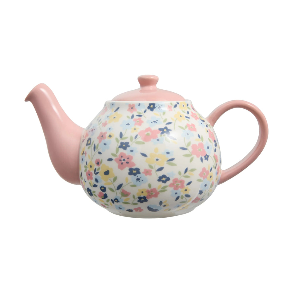 Teiera in Porcellana Floreale Rosa 650 ml – Olde English Maxwell & Williams
