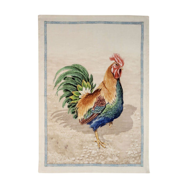 Canovaccio in Lino “Rooster” 50x70 cm – Tessitura Toscana Telerie