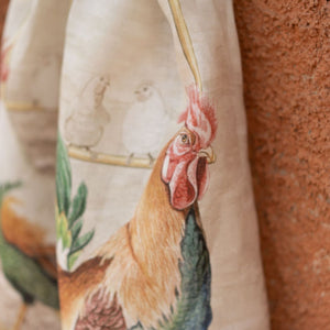 Canovaccio in Lino “Rooster” 50x70 cm – Tessitura Toscana Telerie
