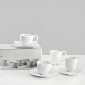Set 6 Tazzine da Caffè con Piattino “Amore” – Maxwell & Williams