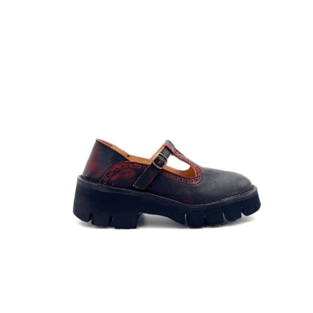 Ballerina in Pelle 97 Capra Rosso – VINCI