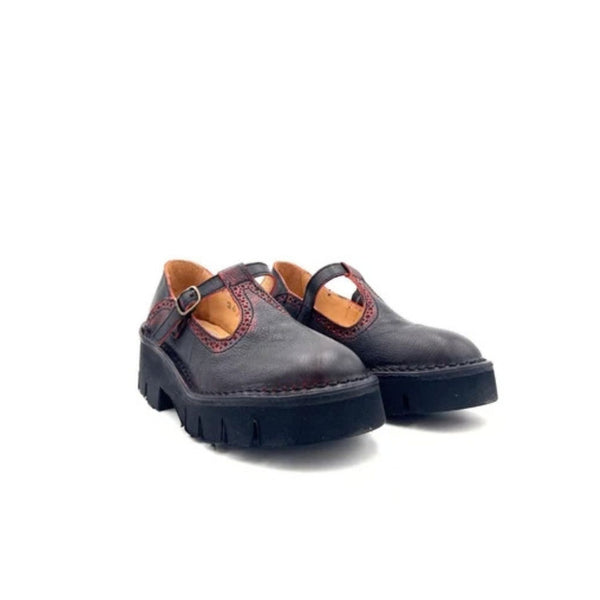 Ballerina in Pelle 97 Capra Rosso – VINCI
