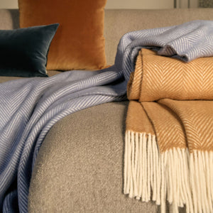 Plaid Uruguay Maxi in Lambswool Merino GOTS 130x190 cm – Lanerossi