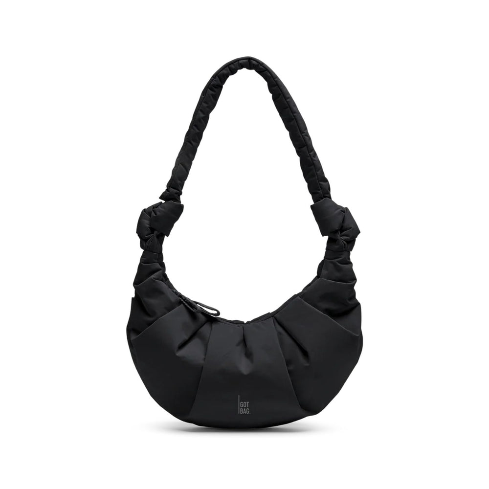 Pleat Moon Bag Small Borsa a Tracolla Nera – GOT BAG