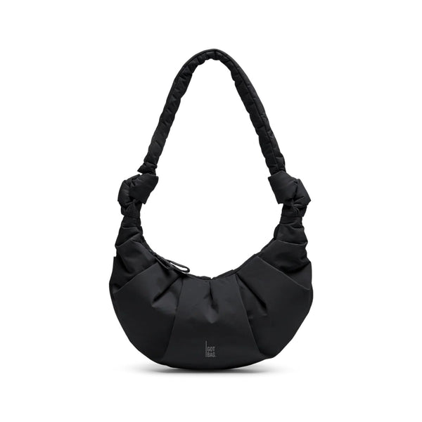 Pleat Moon Bag Small Borsa a Tracolla Nera – GOT BAG