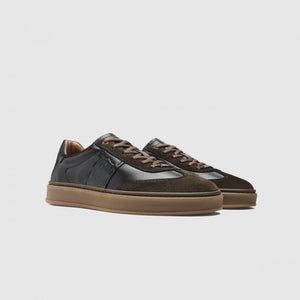 Hans Sneaker Uomo in Pelle Kaki/Brown – Ambitious