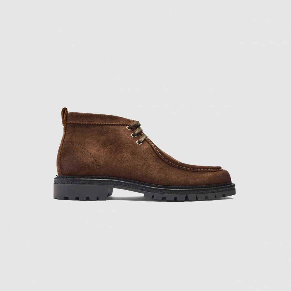 Scarponcino Uomo in Pelle Scamosciata Tabacco – Ambitious
