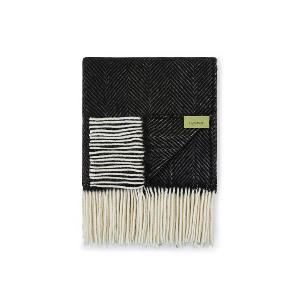 Plaid Uruguay Maxi in Lambswool Merino GOTS 130x190 cm – Lanerossi