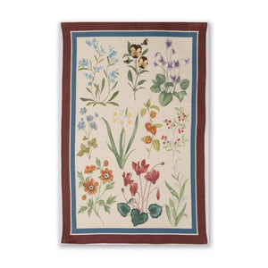 Canovaccio in Lino "Pernilla Burgundy" 50x70 cm – Tessitura Toscana Telerie