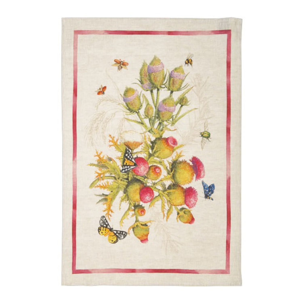 Canovaccio in Lino "Cynar Rosa" 50x70 cm – Tessitura Toscana Telerie