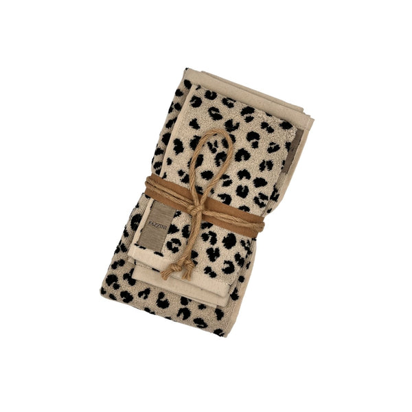 Coppia Asciugamano + Ospite “Tabby” – Fazzini