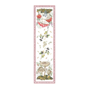 Runner da Tavolo in Lino "Grifola Naturale" 50x170 cm – Tessitura Toscana Telerie