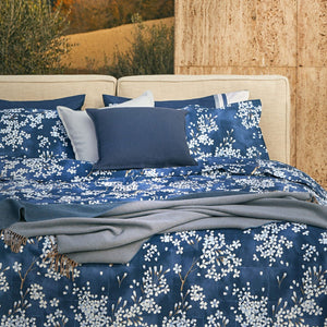 Parure Copripiumino Matrimoniale Kimono Blu – Fazzini