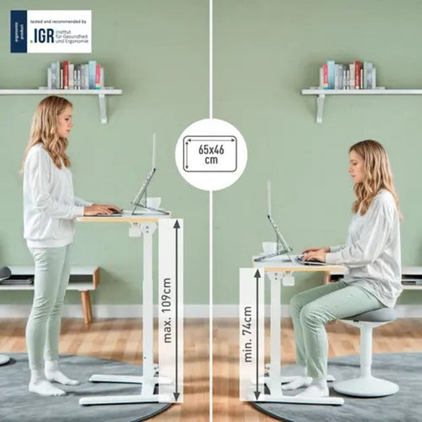 Scrivania Compatta Pneumatica Pieghevole Sit-Stand – Leitz Ergo