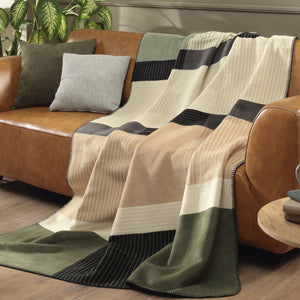 Coperta Matrimoniale Land Check 220x240 cm – Biederlack